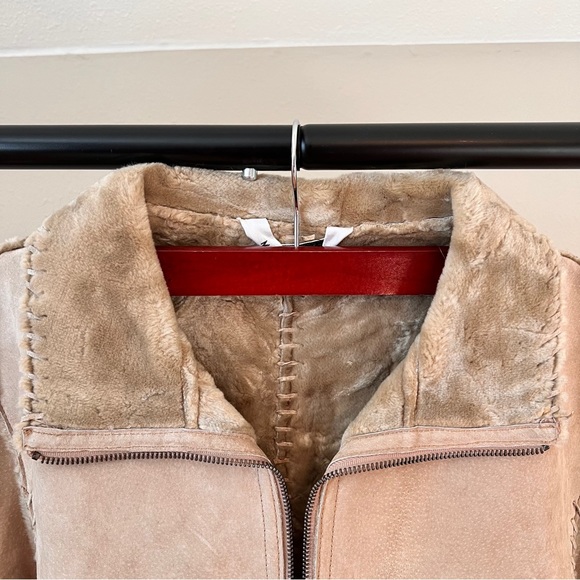 Suede Leather stitched jacket - Picture 2 of 6